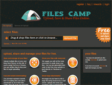 Tablet Screenshot of filescamp.com